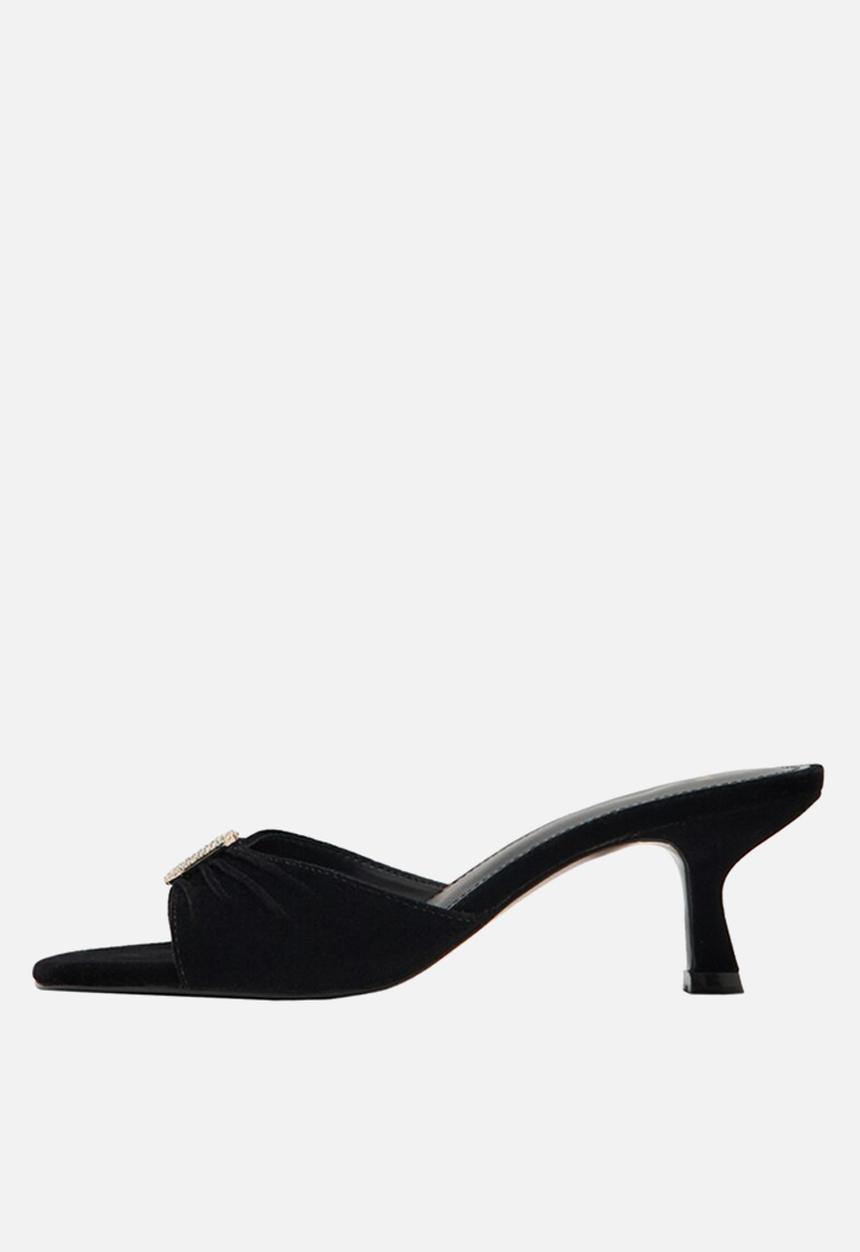 MANGO - Piecean heel - black