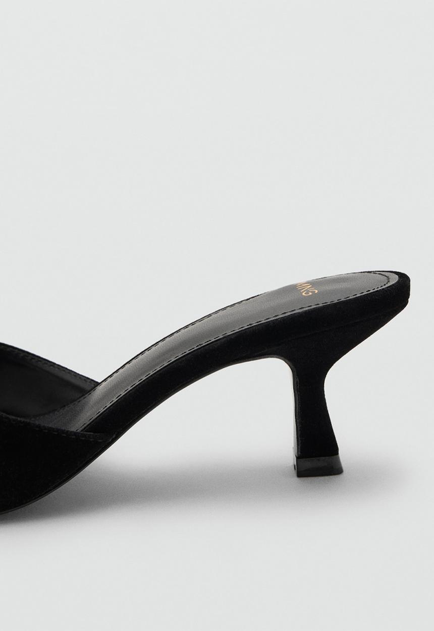 MANGO - Piecean heel - black