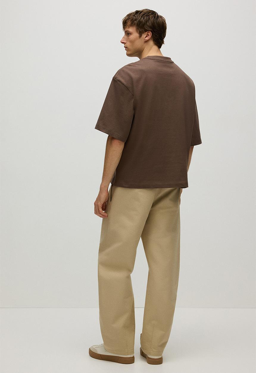 H&M - Oversized fit t-shirt - brown