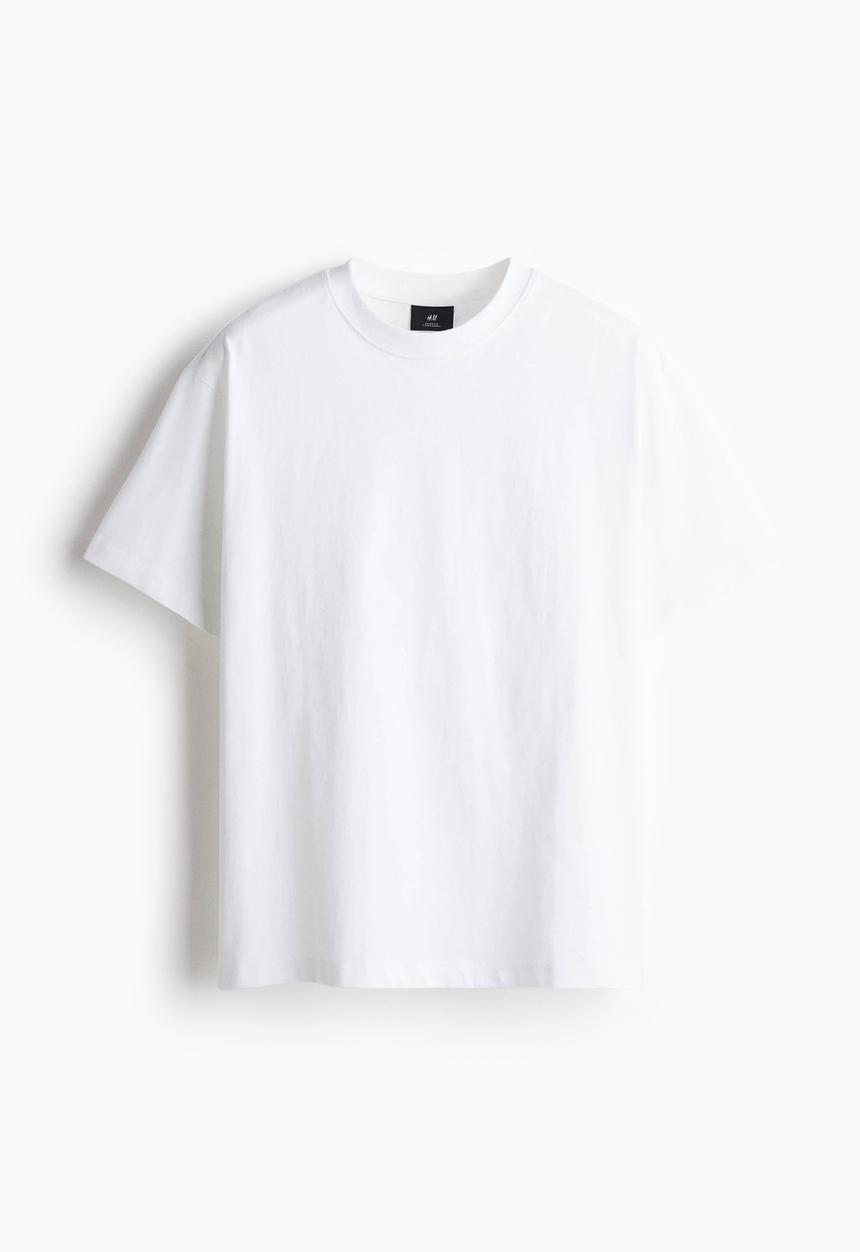 H&M - Relaxed fit T-shirt - white