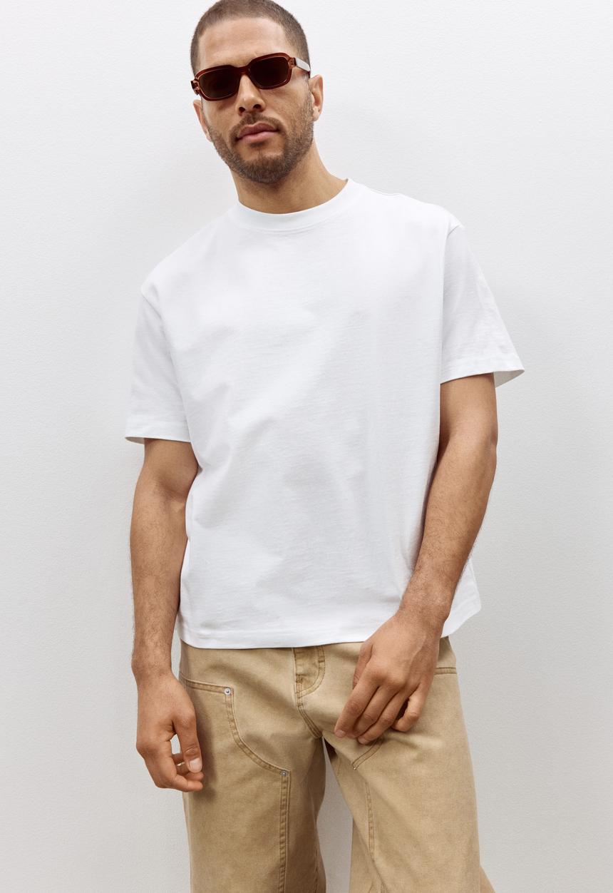 H&M - Relaxed fit T-shirt - white