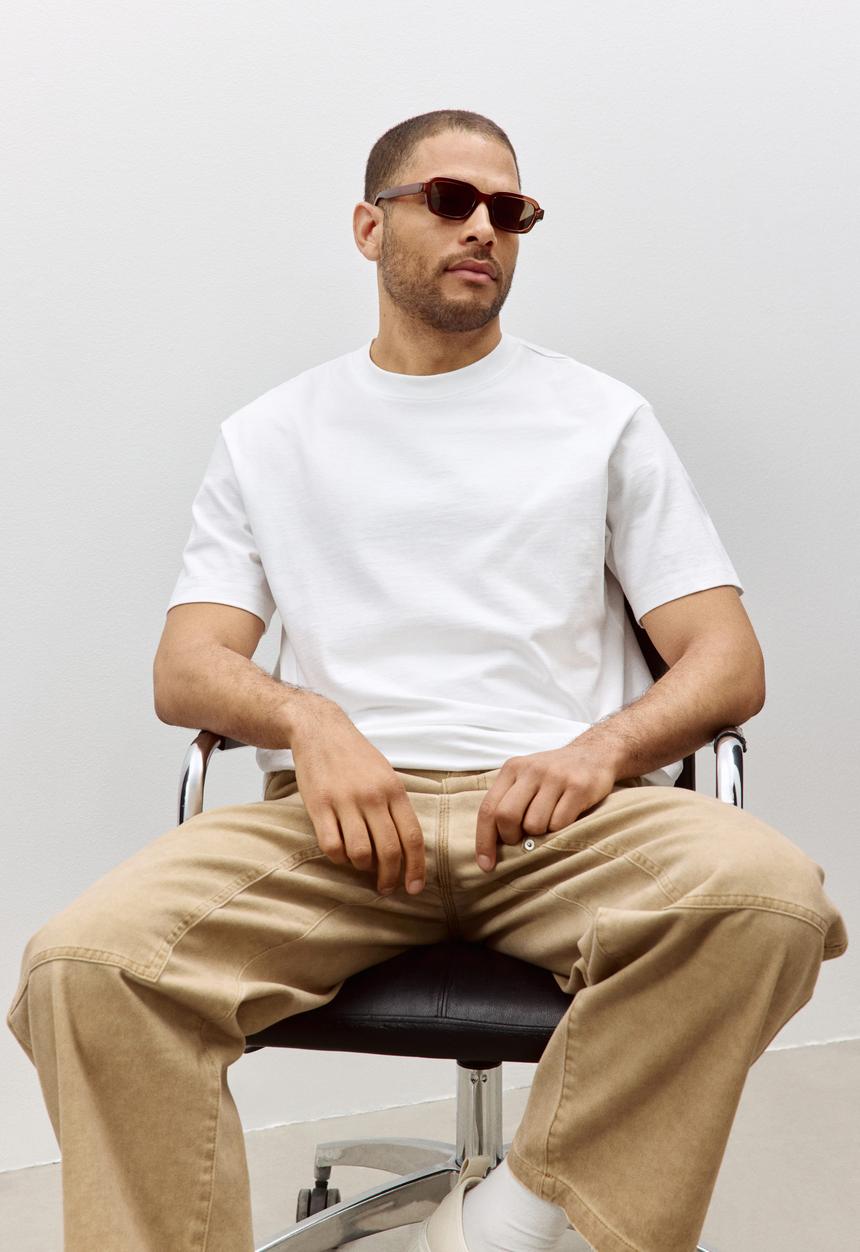H&M - Relaxed fit T-shirt - white