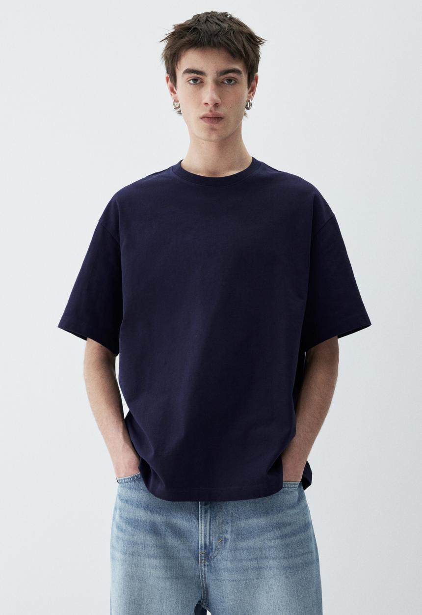 1973 TOUR ダークブルー Tシャツ Loose fit t-shirt - navy blue - 0608945107