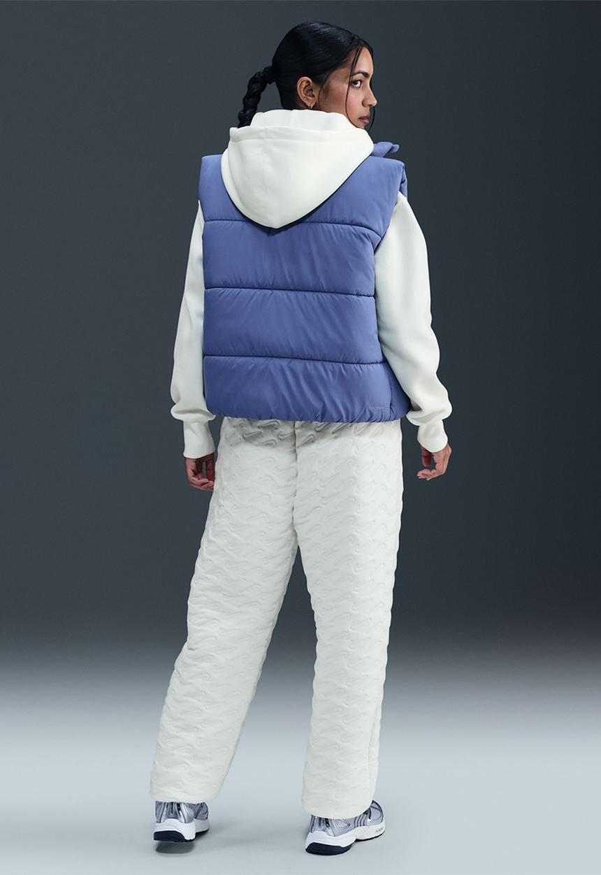 Nike - Oversized High-Waisted Jacquard Pants -  White