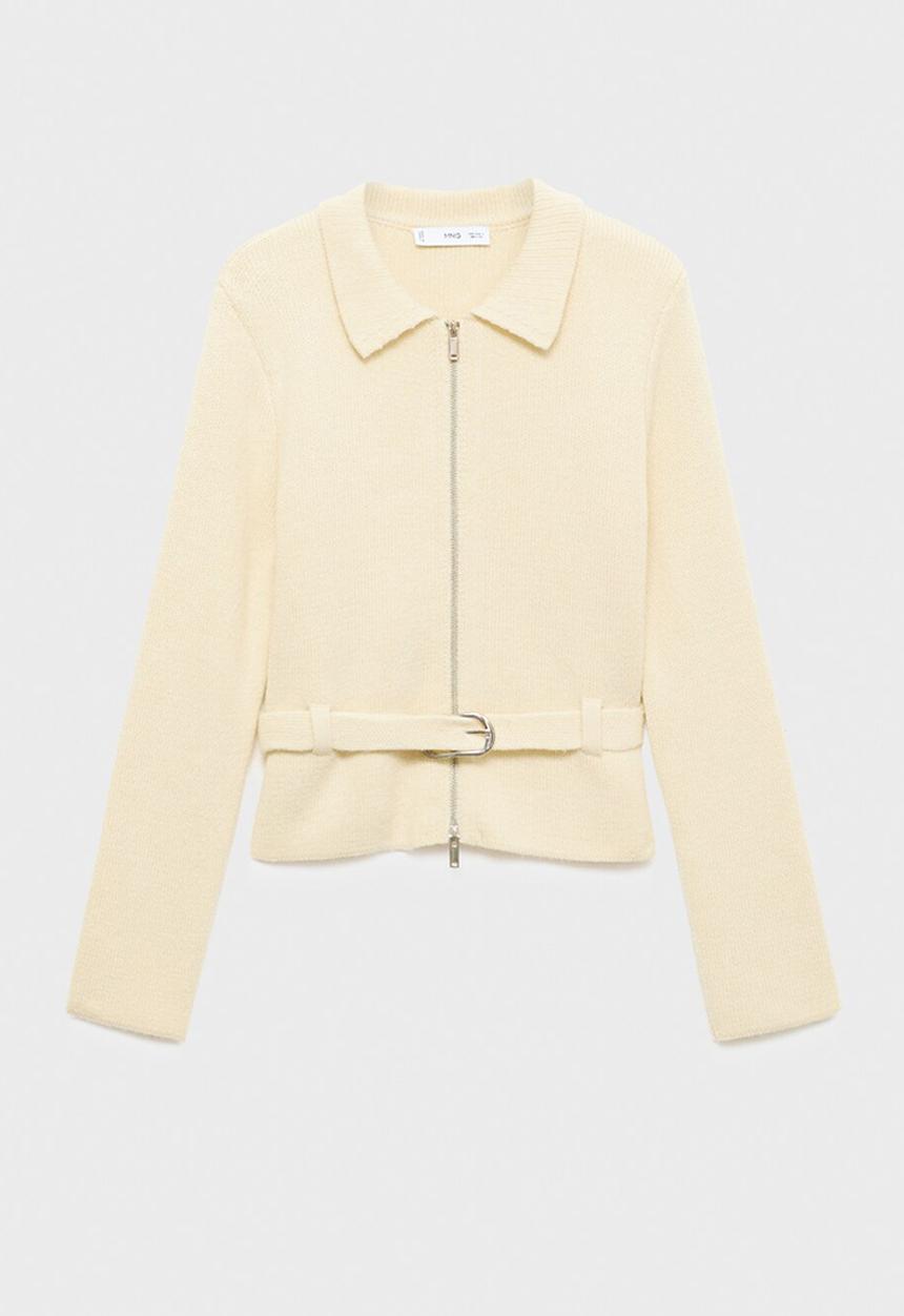 MANGO - Cardigan belty - light beige