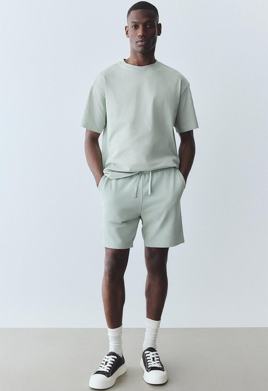 H&M - Regular fit sweatshorts - mint green
