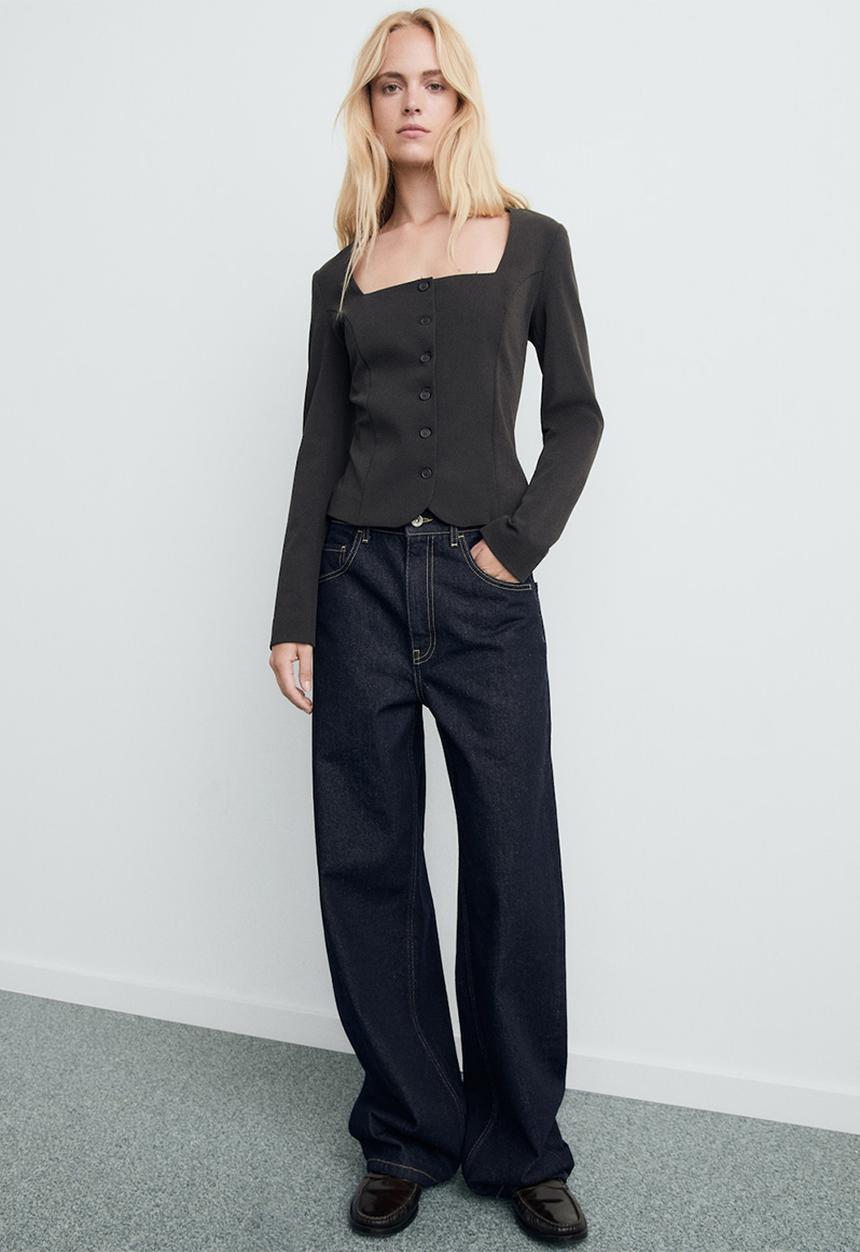 MANGO - Blazer klumi - grey