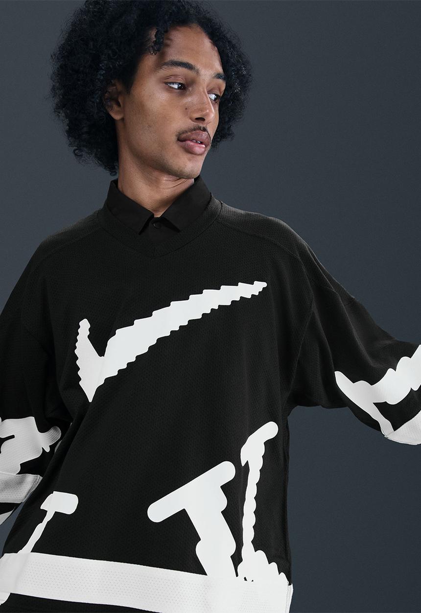 Nike - Club Hockey Jersey Neo Varsity - Black/White/White