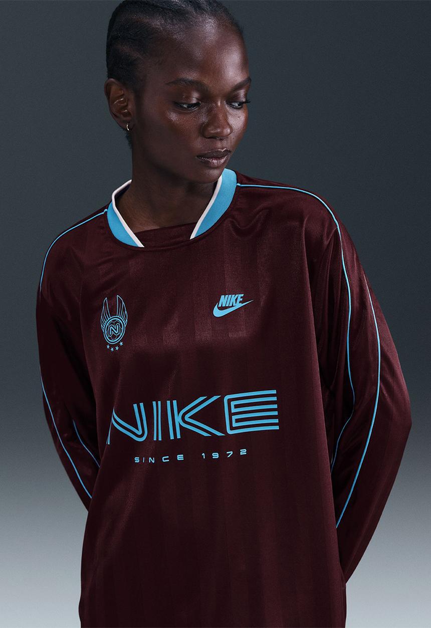 Nike - W Nsw Ls Jersey - Brown