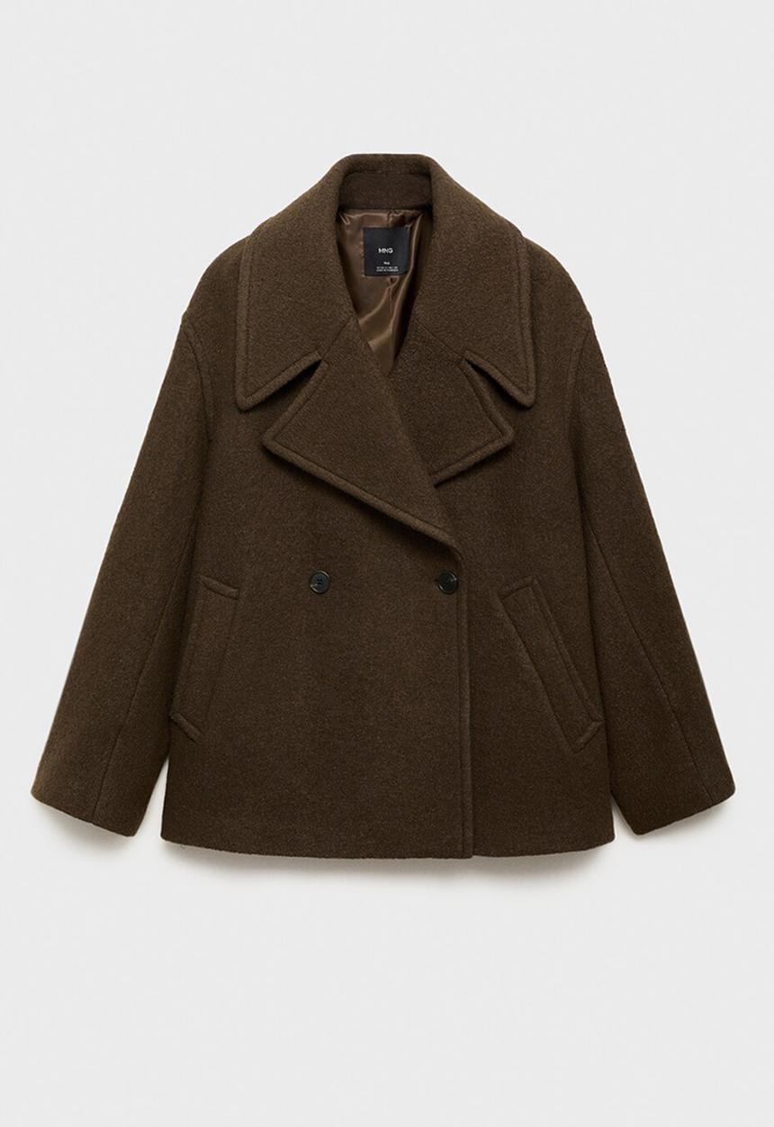 MANGO - Coat lowi - beige/khaki