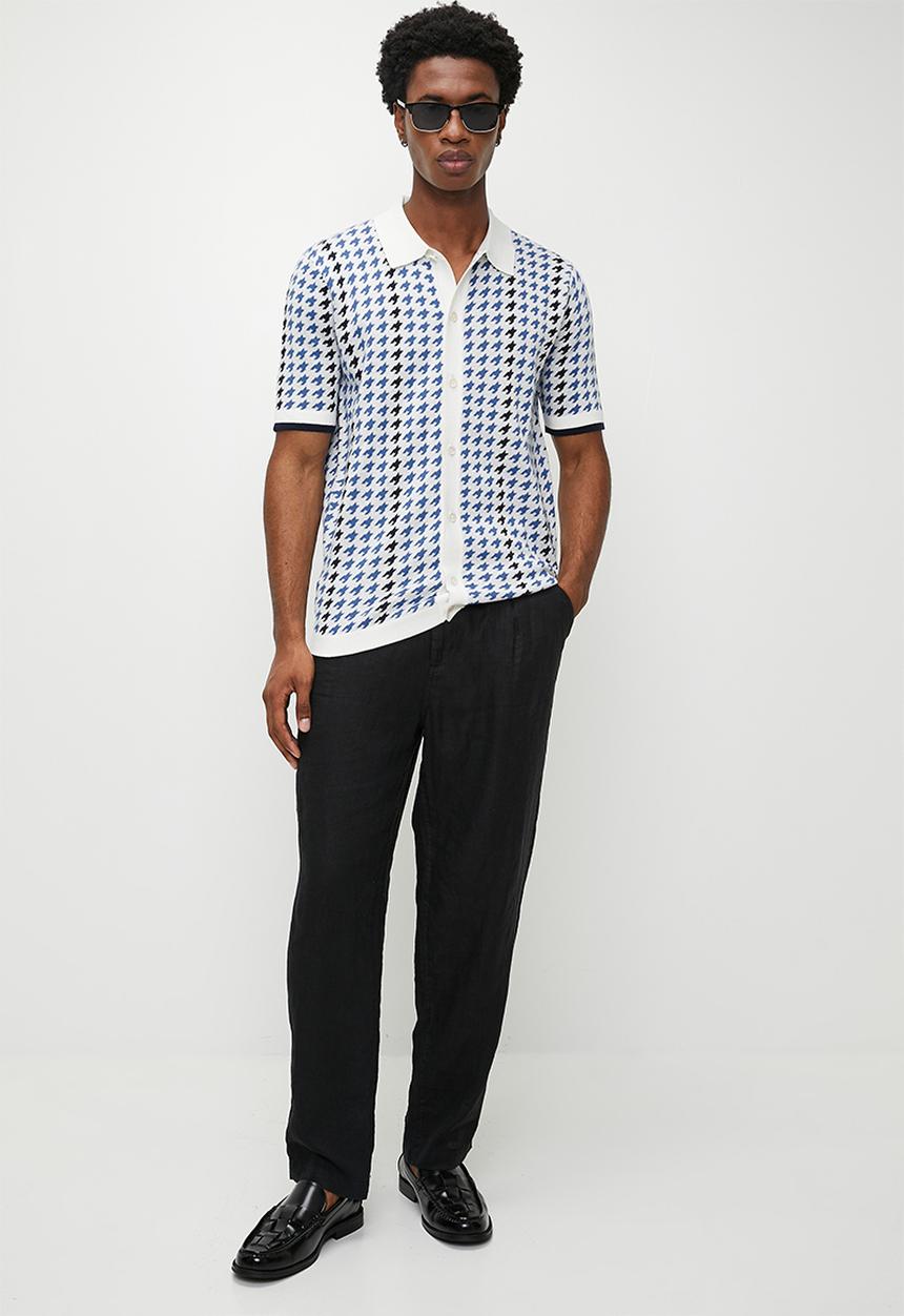 Ben Sherman - Houndstooth Btn Thru Polo - multi