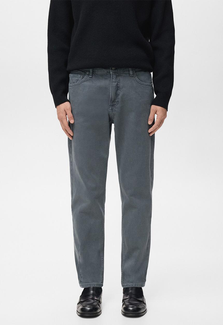 MANGO - Jeans benc - Dark grey