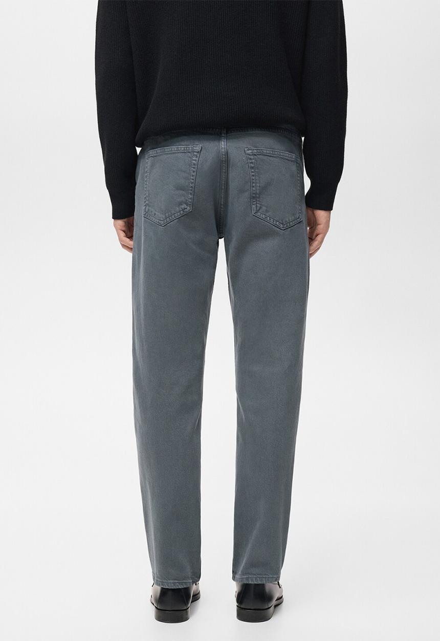 MANGO - Jeans benc - Dark grey