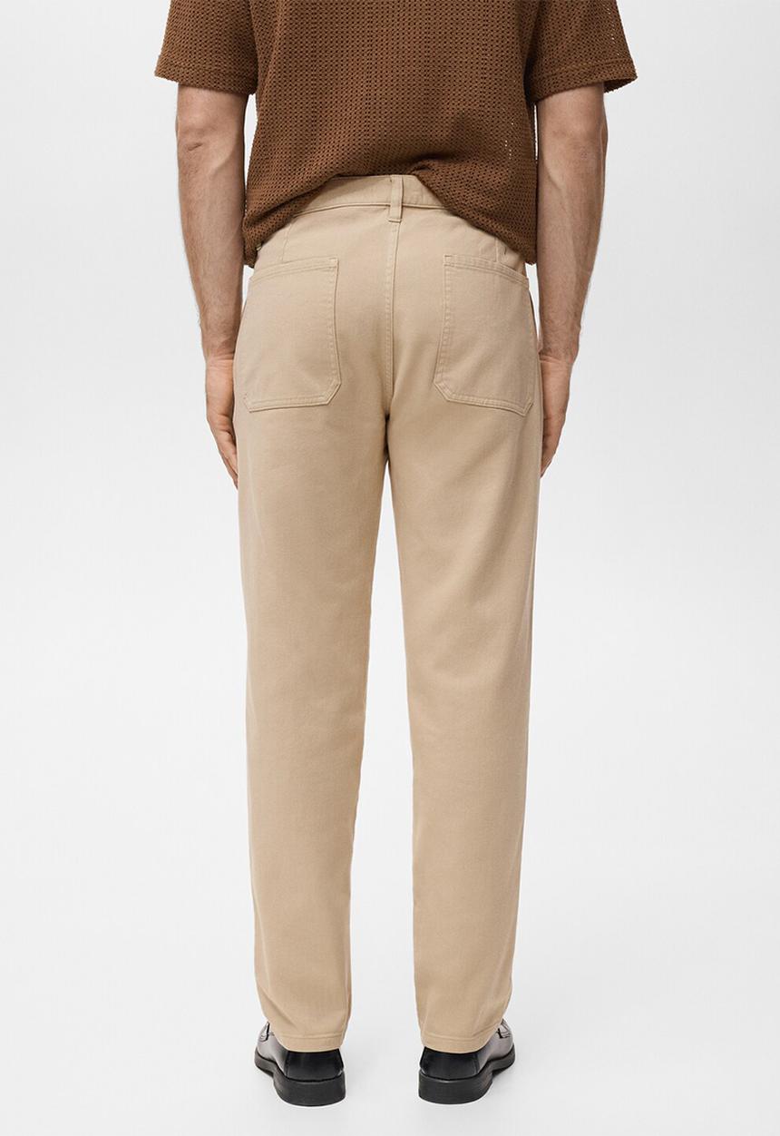 MANGO - Jeans Chet - Beige