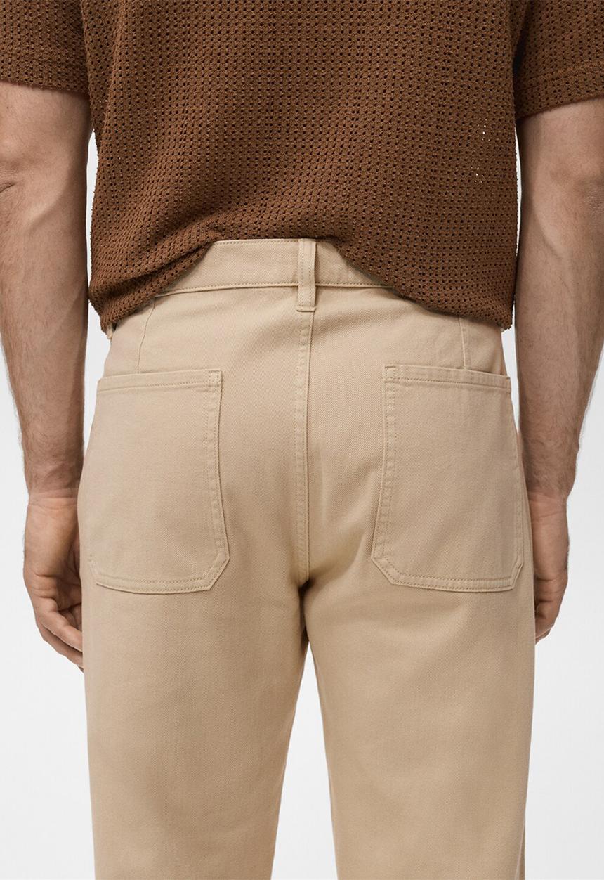 MANGO - Jeans Chet - Beige