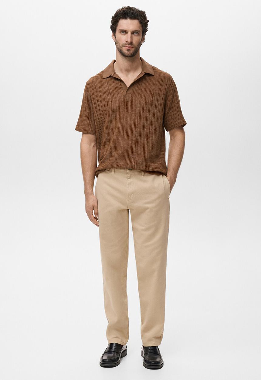 MANGO - Jeans Chet - Beige