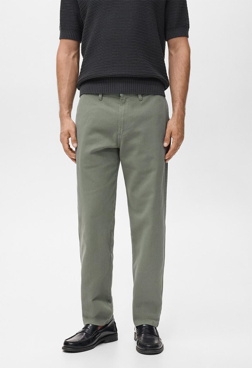 MANGO - Jeans Chet - Dark Green