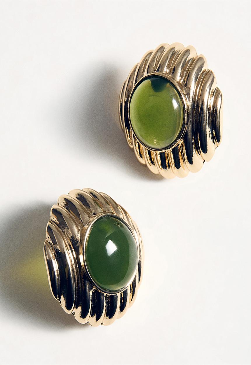 MANGO - Sara earrings-gold