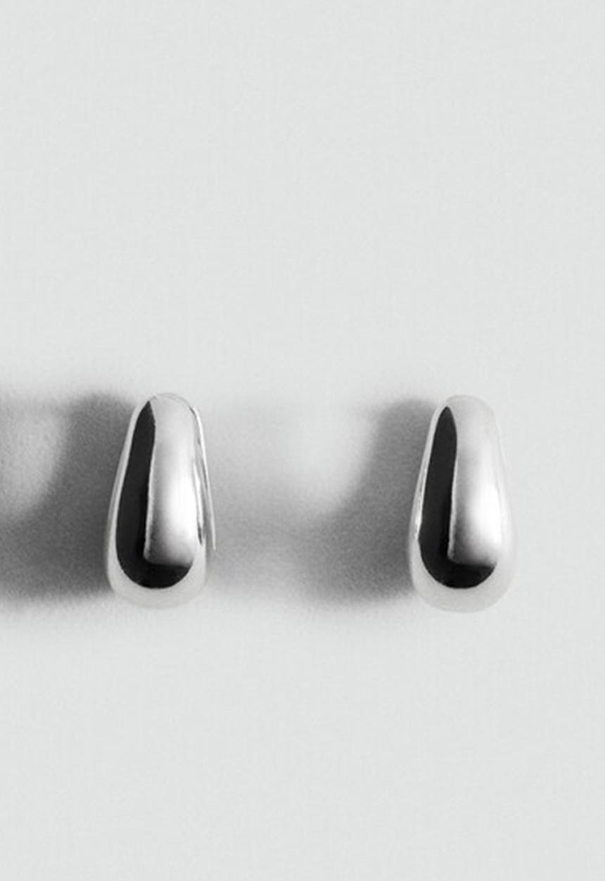 MANGO - Simon earrings - silver