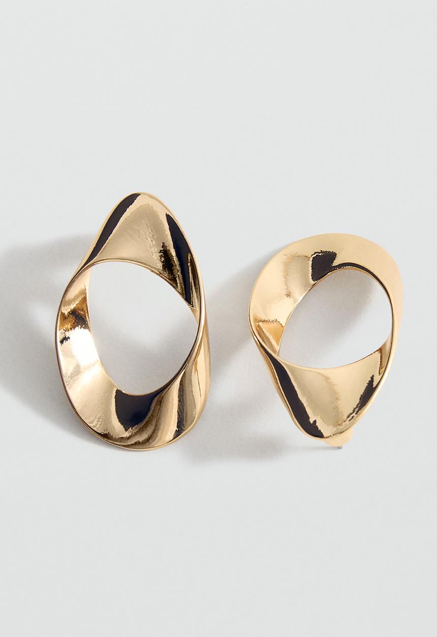 MANGO - Suni earrings-gold