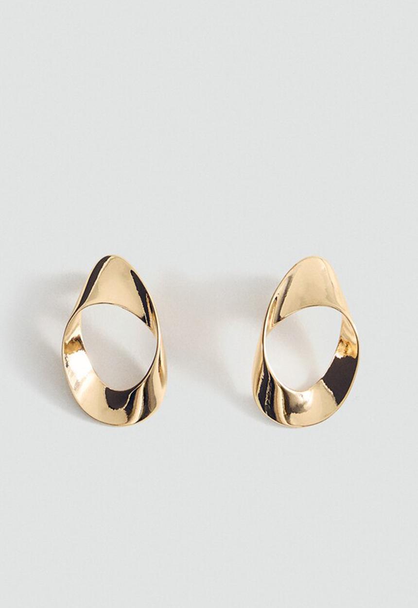 MANGO - Suni earrings-gold