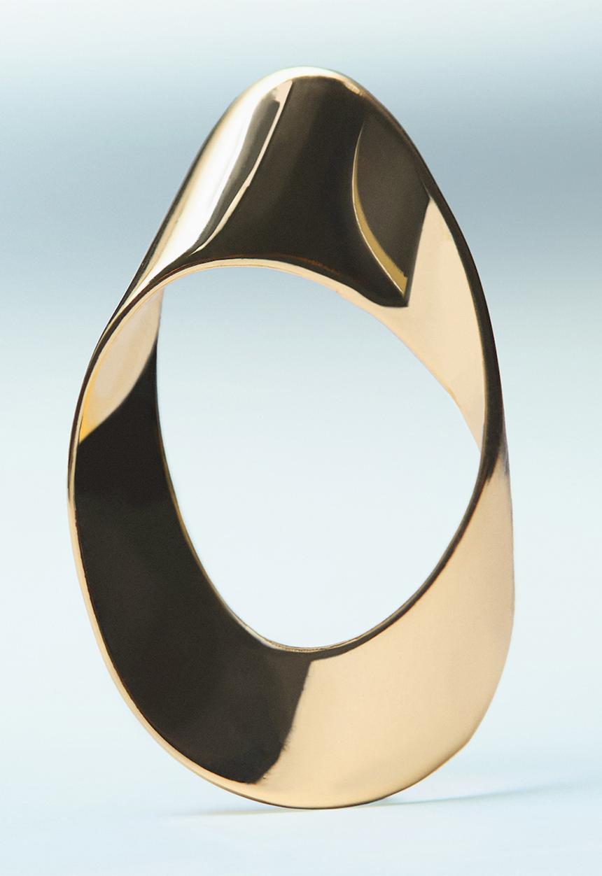 MANGO - Suni earrings-gold