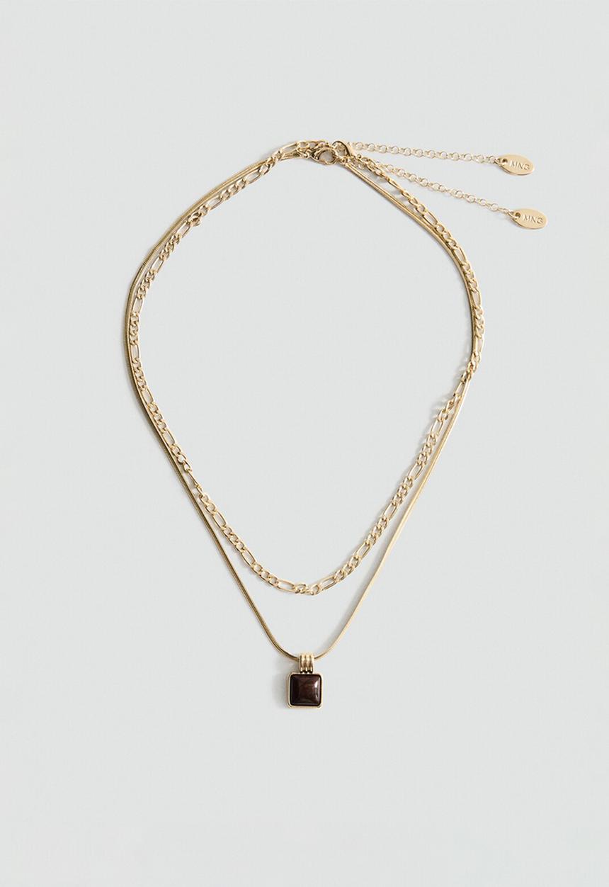 MANGO - Silvia necklace-gold