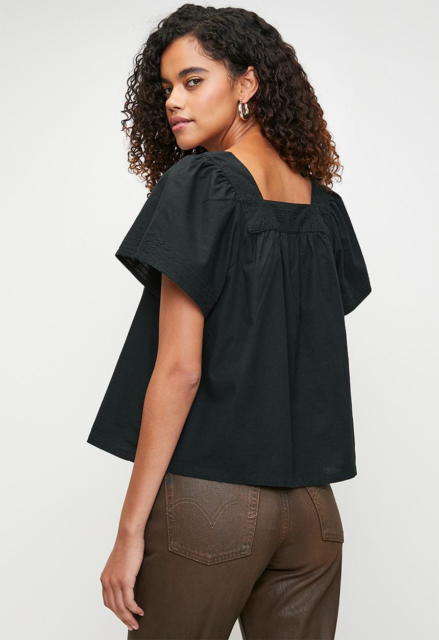 Levi’s® - Ambre Babydoll Blouse - Anthracite Night