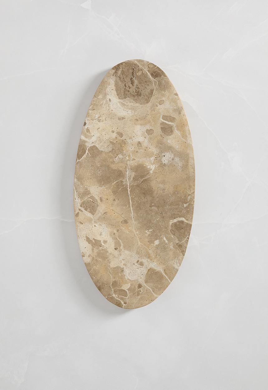 Sixth Floor - Marble Oval Tray Natural