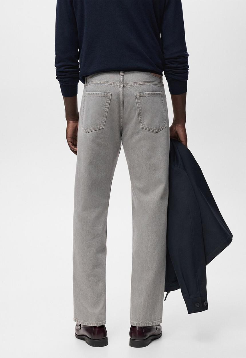 MANGO - Jeans Moby - Open Grey
