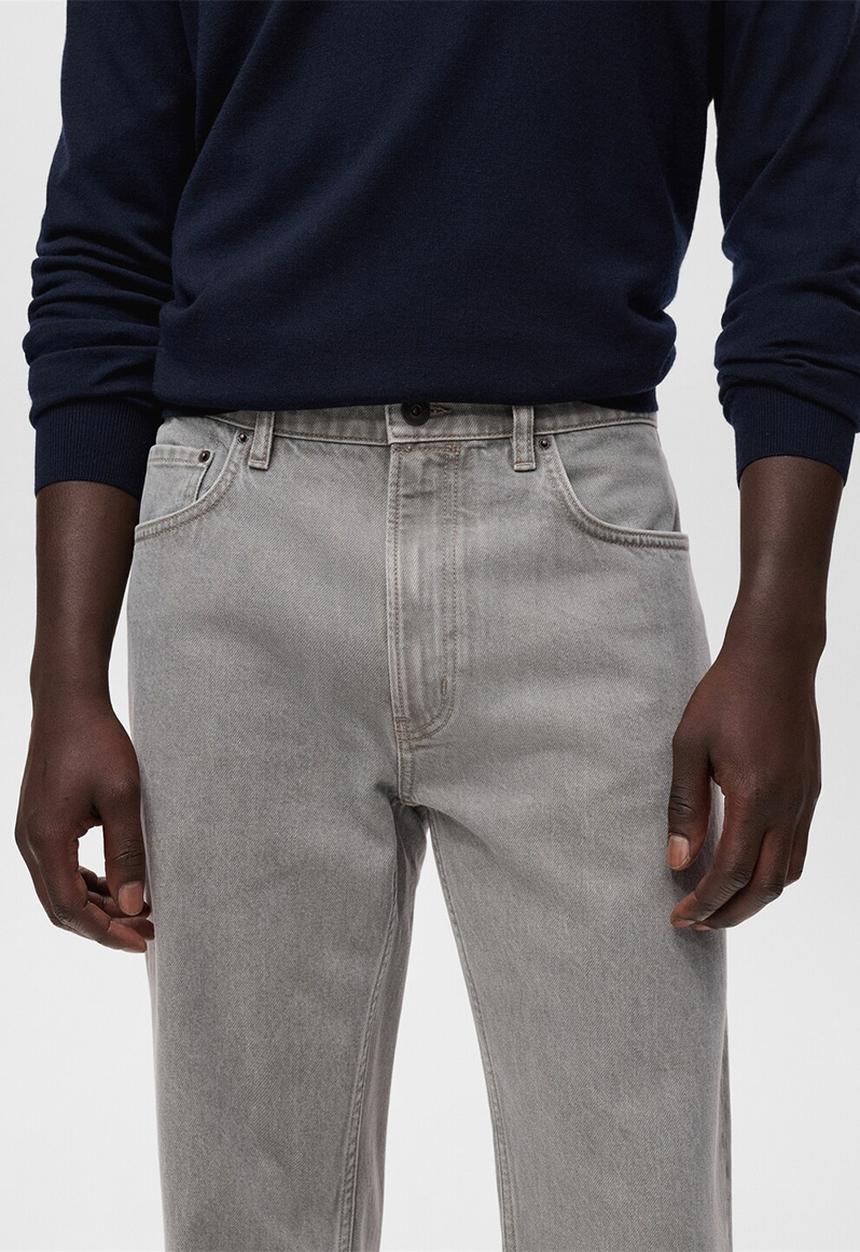 MANGO - Jeans Moby - Open Grey