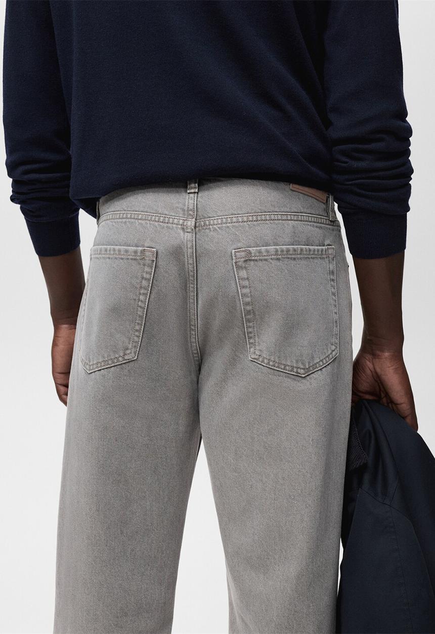 MANGO - Jeans Moby - Open Grey