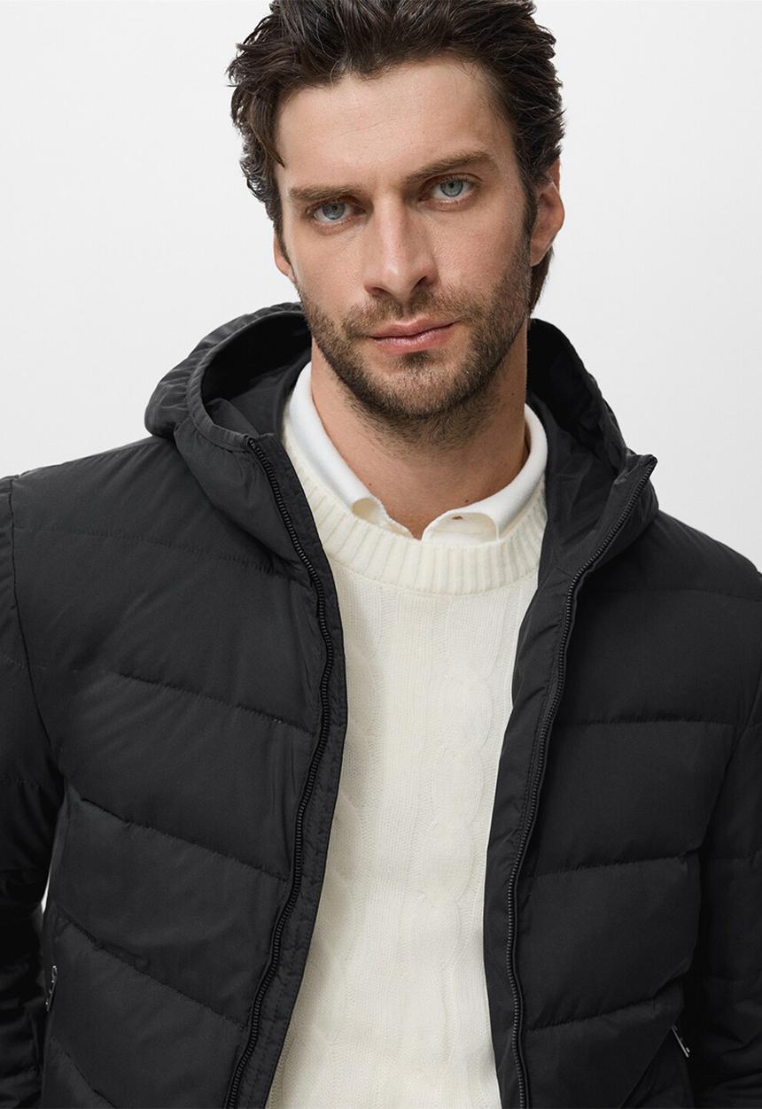 MANGO - Jacket mirlo - black