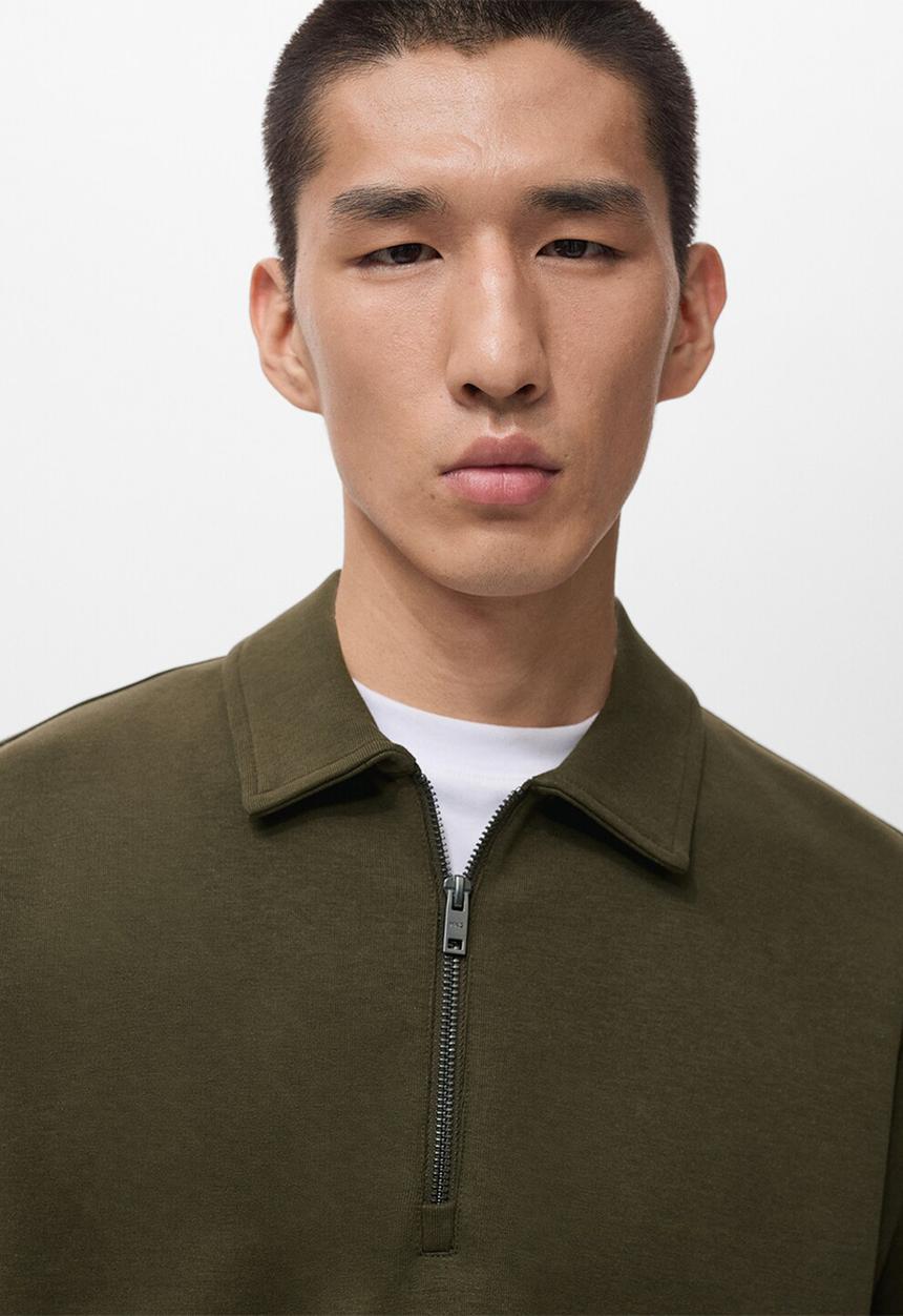 MANGO - Sweatshirt Bolaz - Dark Green