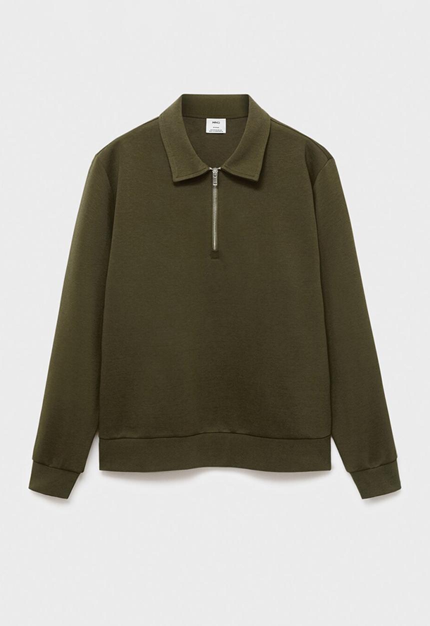 MANGO - Sweatshirt Bolaz - Dark Green