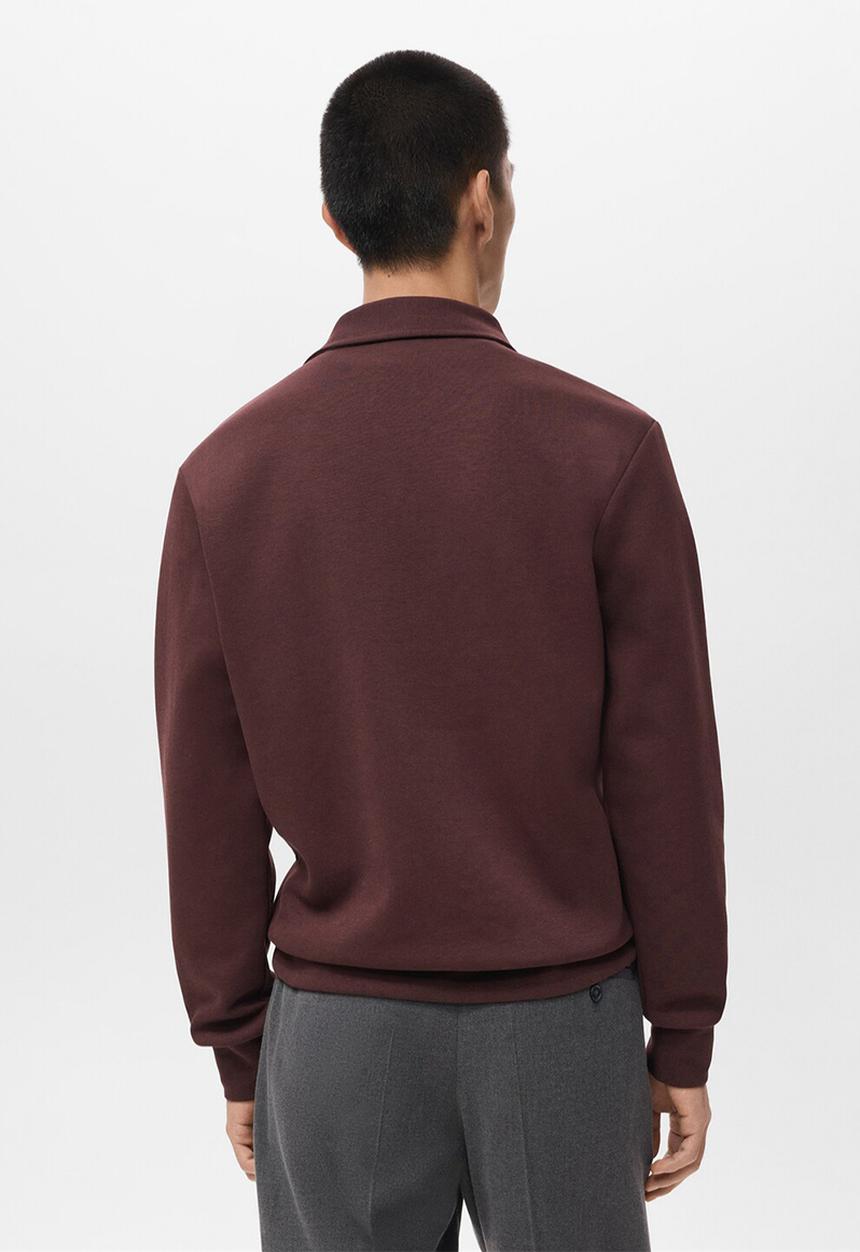 MANGO - Sweatshirt Bolaz - Bordeaux