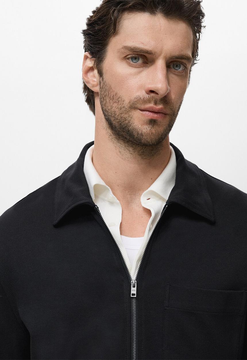 MANGO - Sweatshirt jon - black