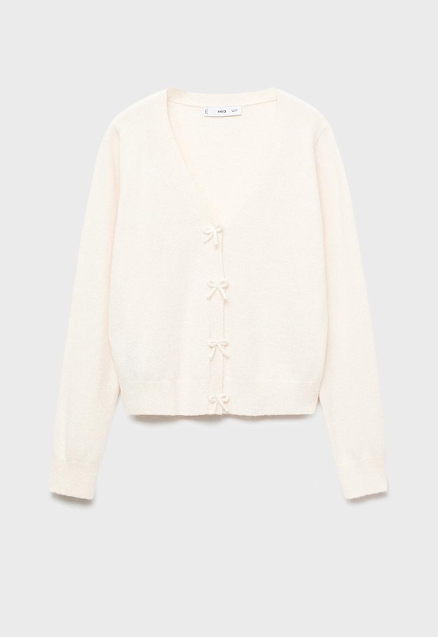 MANGO - Cardigan lady - light beige