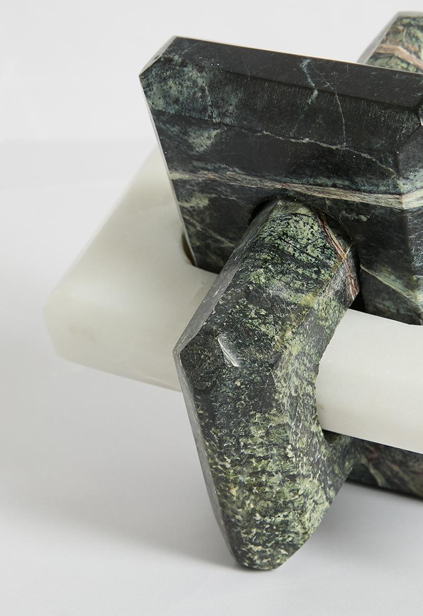 Sixth Floor - Marble Paper Weight Forest & White
