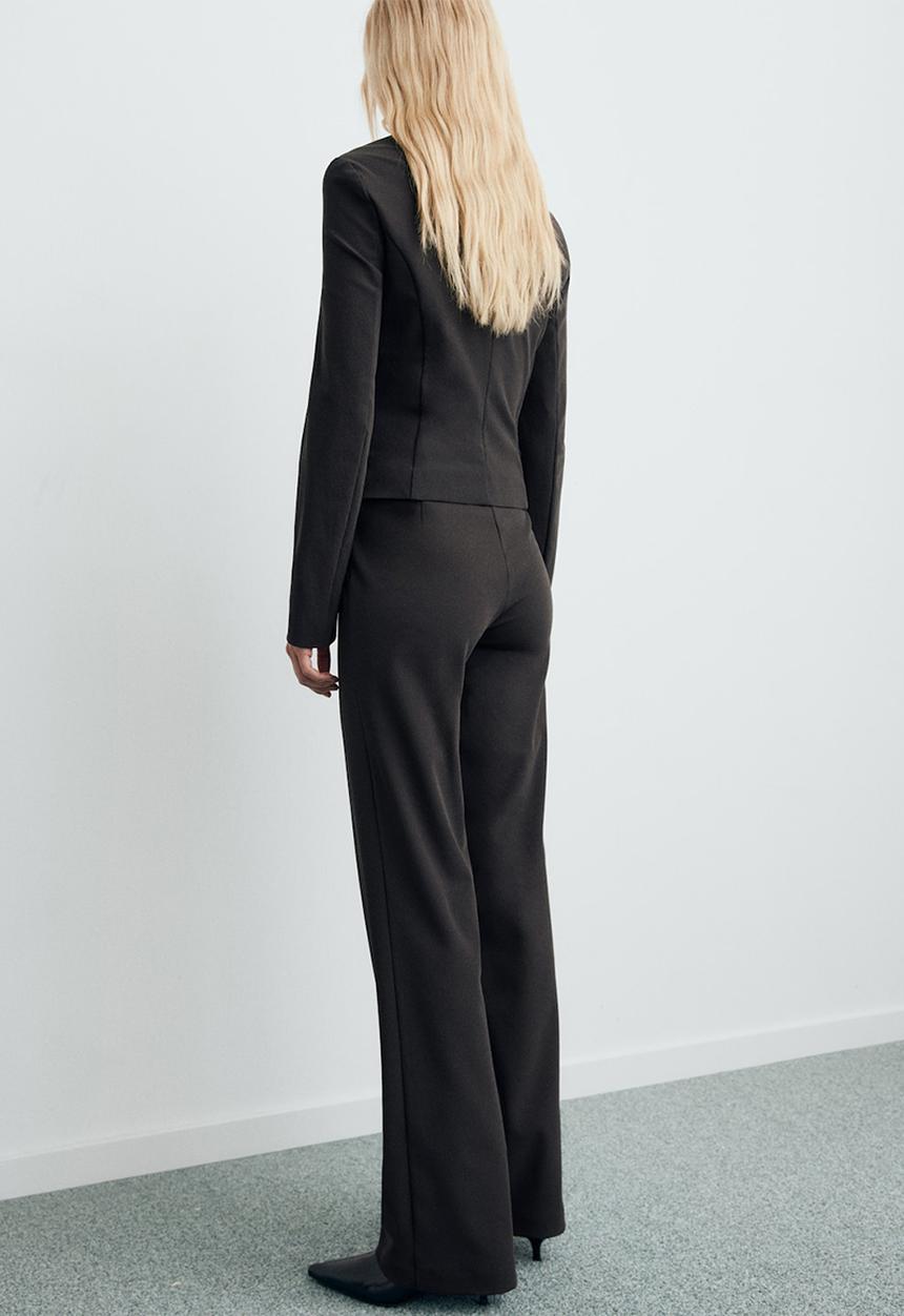 MANGO - Trousers klumi - grey