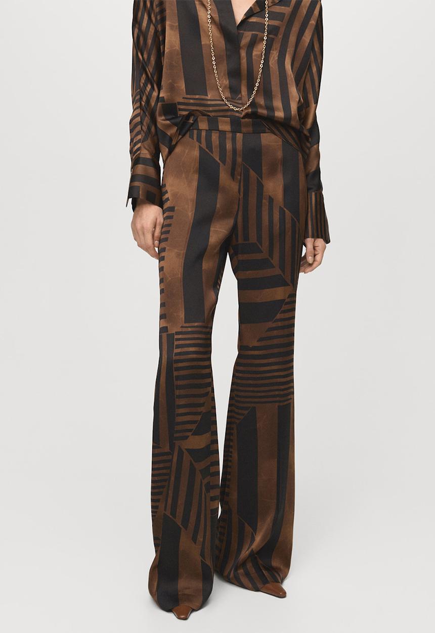 MANGO - Trouser Trini - Brown
