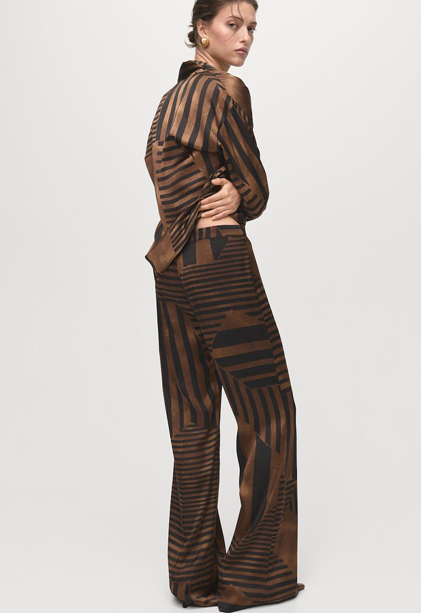 MANGO - Trouser Trini - Brown