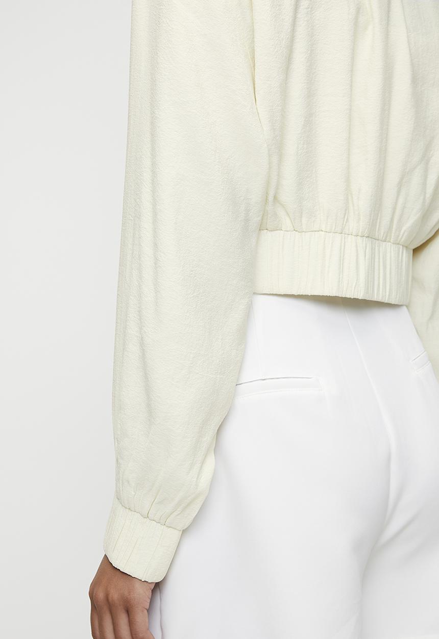 MILLA - Co-ord jacket with embroidery - ecru