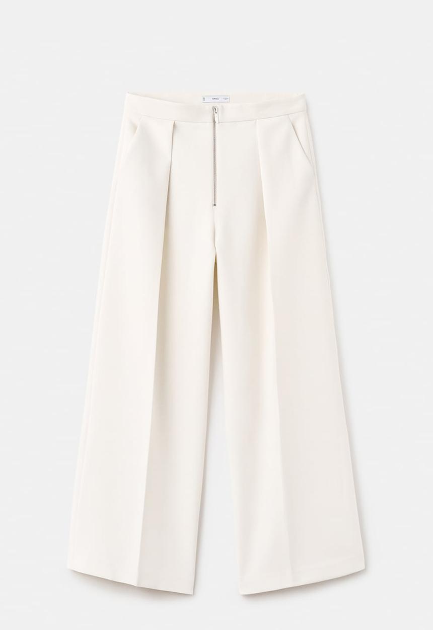 MANGO - Trousers laly - light beige