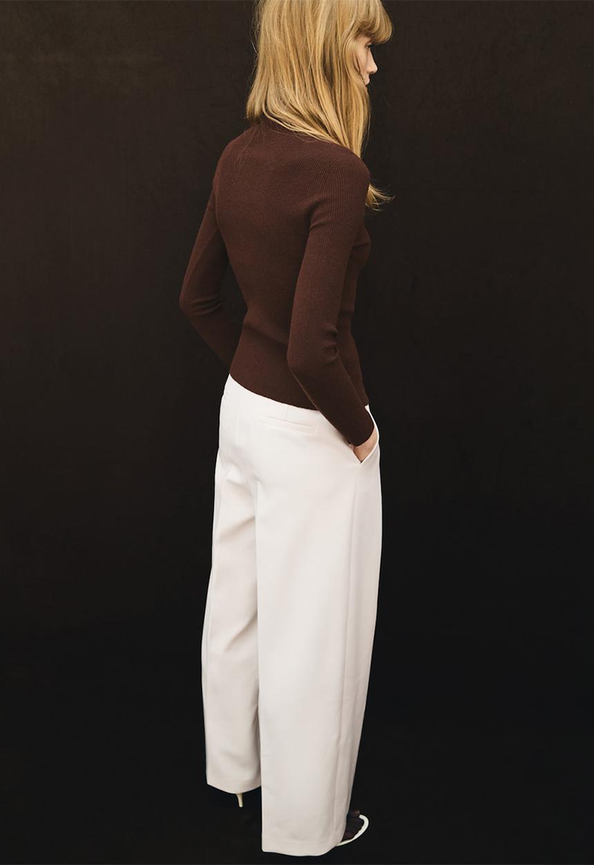 MANGO - Trousers laly - light beige