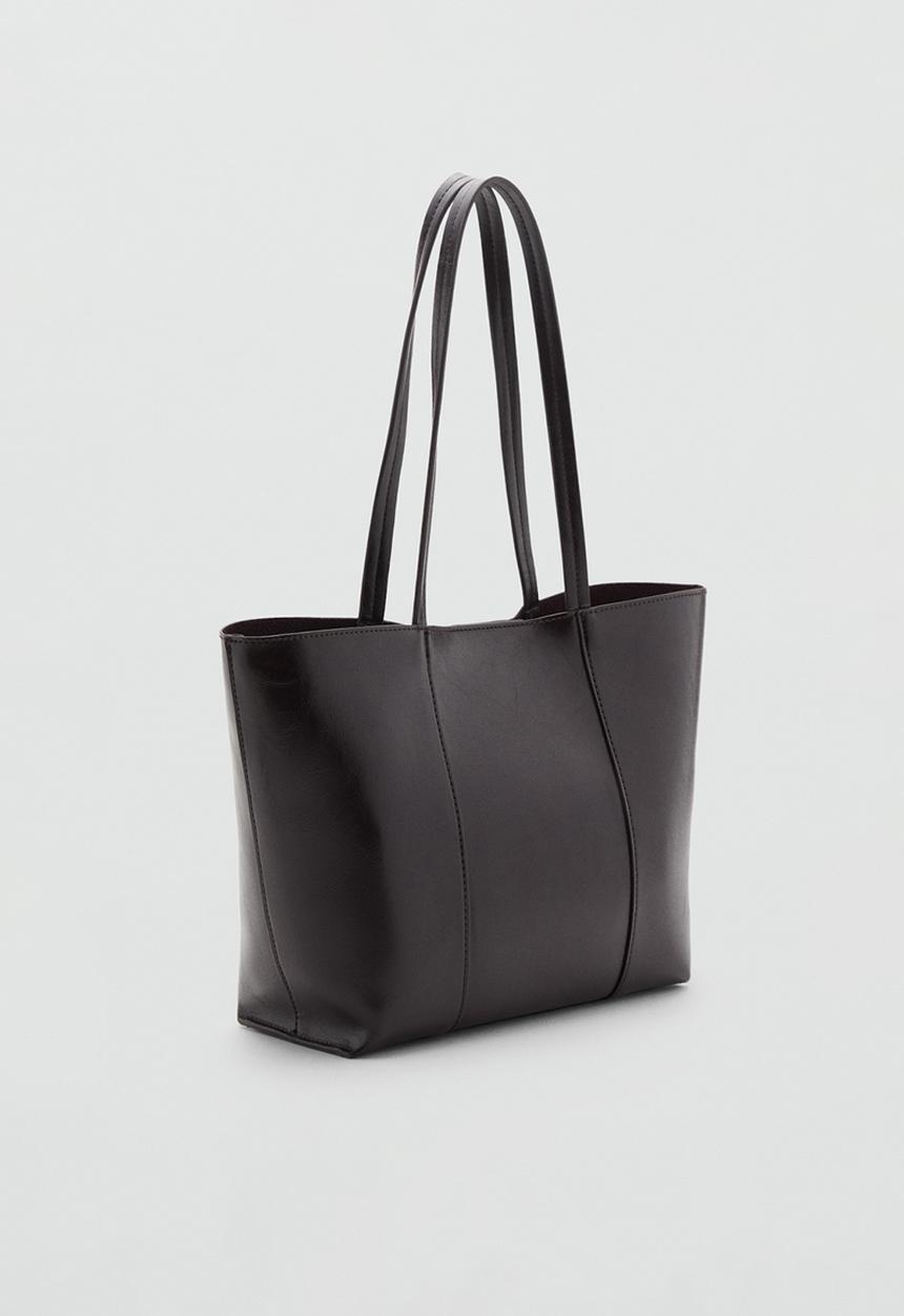 MANGO - Bolso M Oliver Shopper - Dark Chocolate