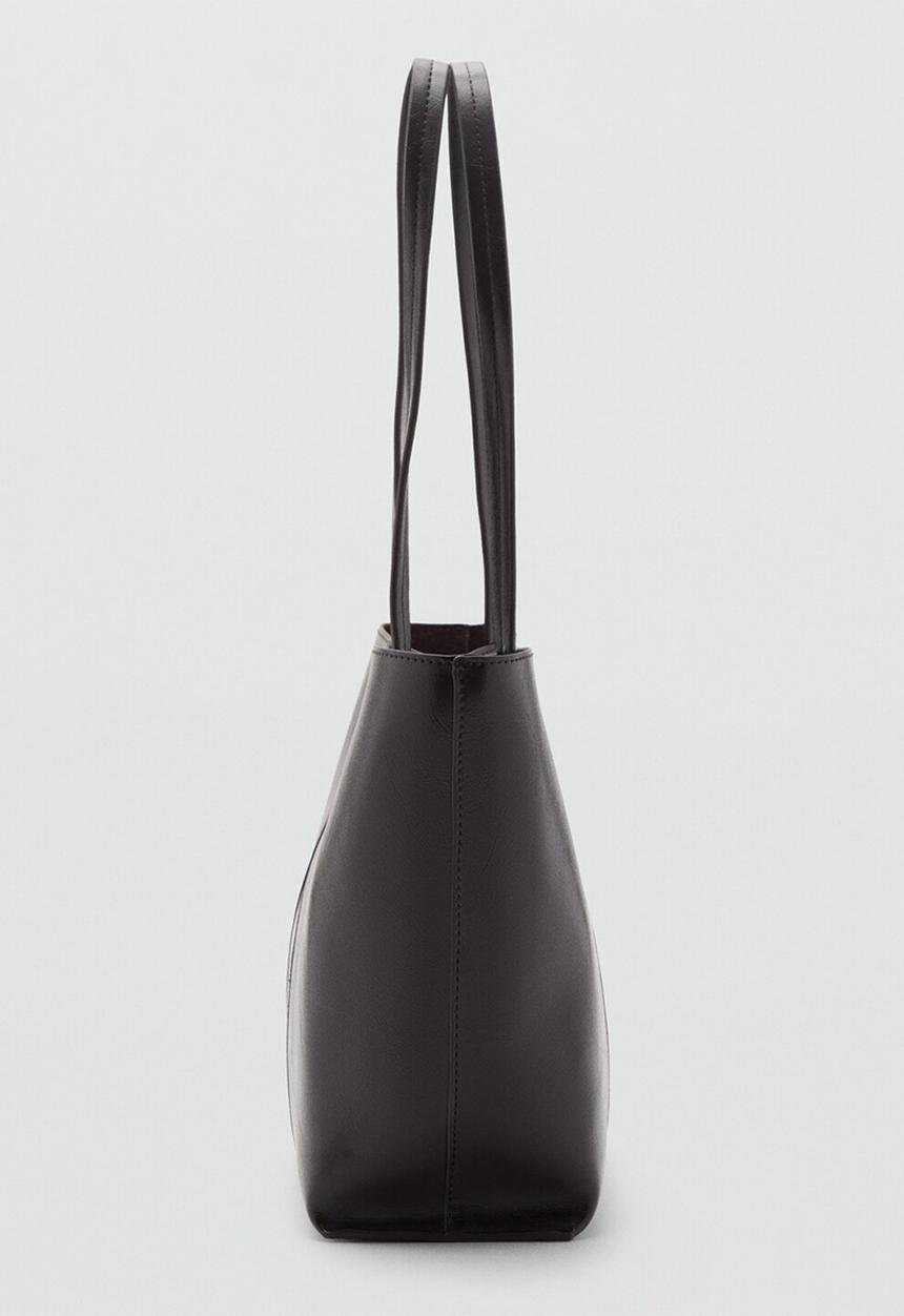MANGO - Bolso M Oliver Shopper - Dark Chocolate