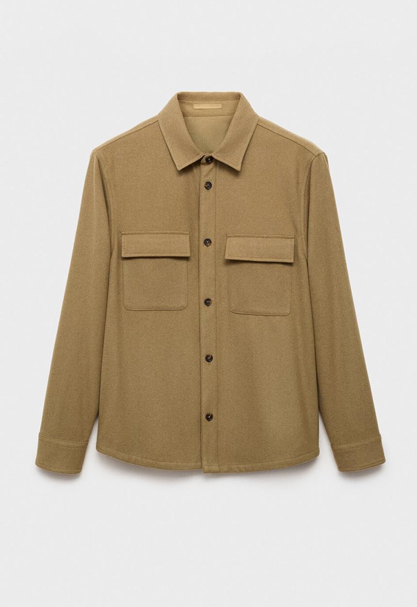 MANGO - Jacket Margon - Camel