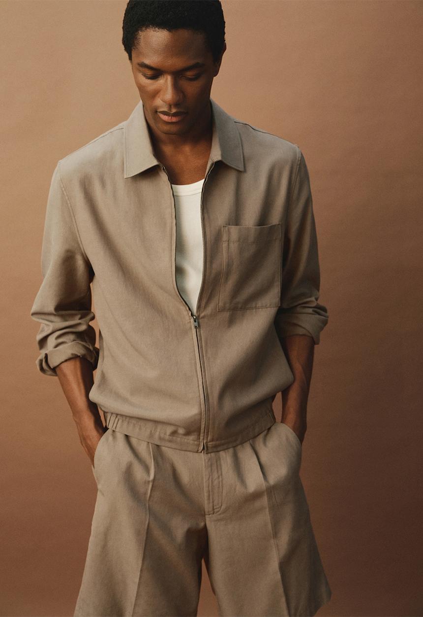 MANGO - Jacket ennio - Brown