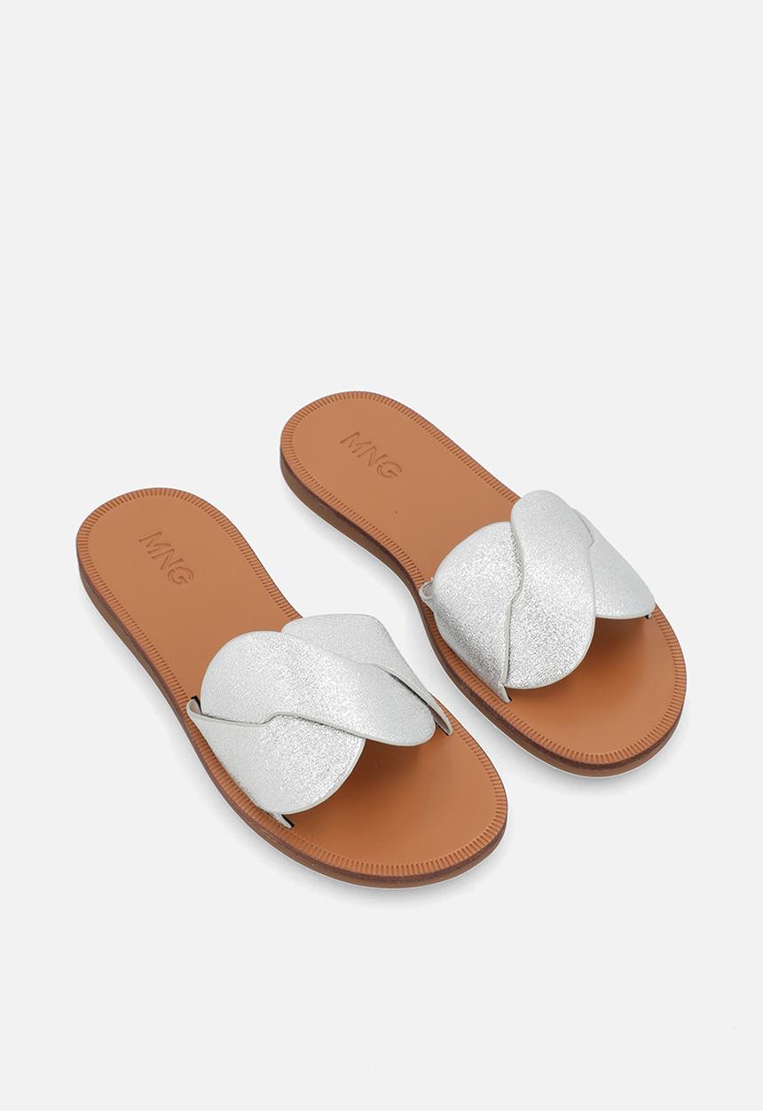 MANGO - Sandals elvi - silver